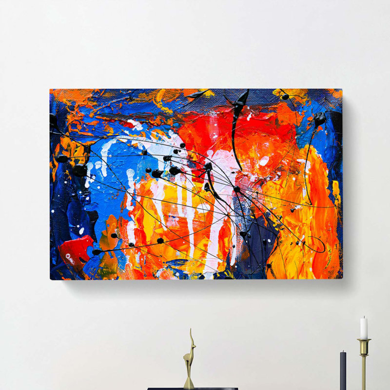 Abstract Art Painting Vol.429 by S.Johnson - Wrapped Canvas, 35cm H x 50cm W x 3cm D