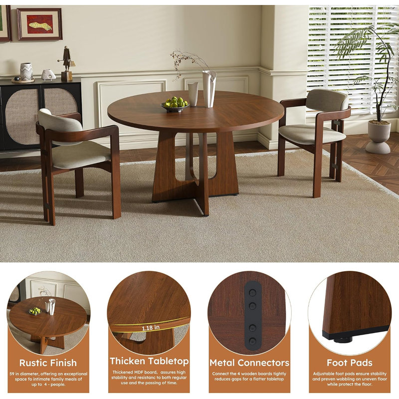Dining Table, Walnut