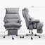 Chaise de bureau surdimensionnée avec support lombaire, gris