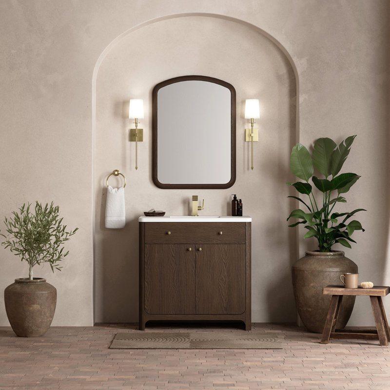 Gracyn 35.75'' W Single Bathroom Vanity Base, Sable