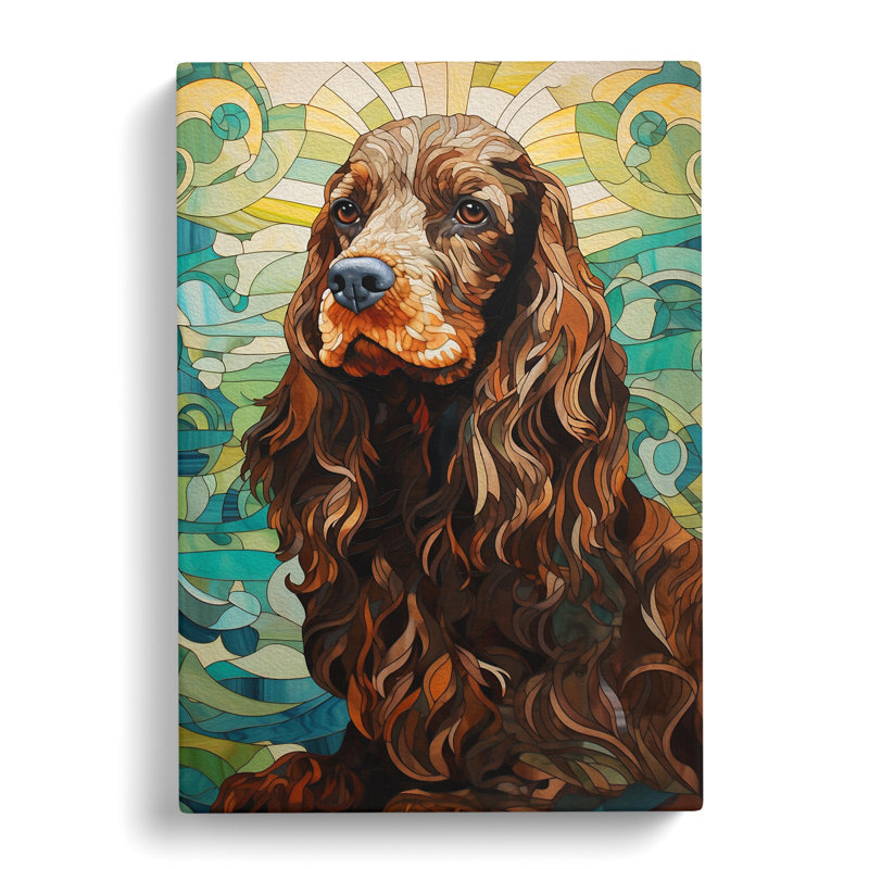 Cocker Spaniel Deco - Wrapped Canvas, 60cm H x 40cm W x 3cm D