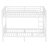 Metal Full XL Over Full XL Bunk Bed for Teens and Adults, Space-Saving, Noise-Reduced, No Box Spring Needed