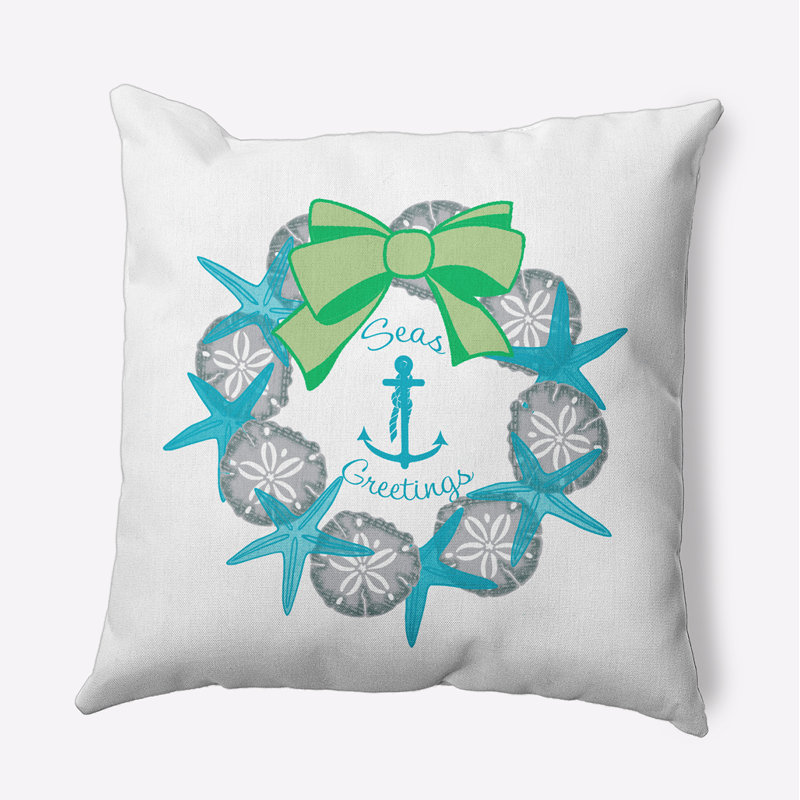 Reversible Throw Pillow, Square, 16" x 16"