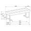 Banc d'appoint capitonné Boucle
