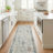Washable Runner Rug 2x28 - Mere Modern Plush Rug for Hallway & Entryway, Sandstone Multi-598083674-598083646