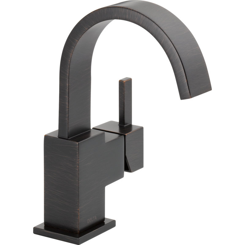Vero Single Hole Bathroom Faucet with Drain Assembly, Single Handle Bathroom Sink Faucet, Venetian Bronze