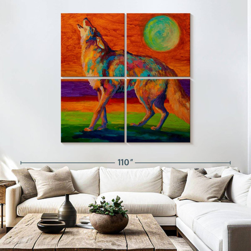 Brampt Howl, 74'' H x 74'' W