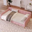 Lit de jour simple rembourré avec 4 pieds de soutien-722275424