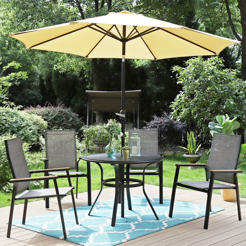 4 - Person Patio Dining Set with Round Table