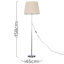 Bekbele 158cm Traditional Floor Lamp-44203973-90294688-90294271