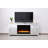 Tichenor Unfinished TV Stand for TVs up to 65" with Fireplace Included