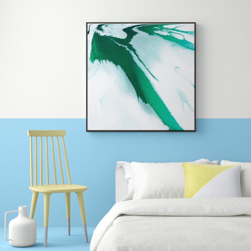 Flow 3 by Chalie MacRae - Print on Canvas, 102cm H x 102cm W, Black