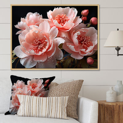 " Pink Garden Of Peony Delights "
