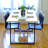 Alenis Extendable Metal Base Dining Table