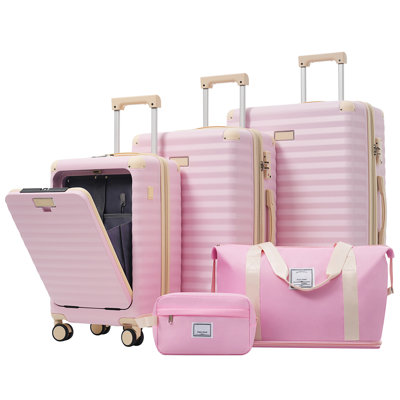 Ensemble de 5 valises avec ouverture frontale