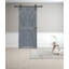 Porte de grange pliante en bois massif de style K avec trousse de quincaillerie - assemblage requis-101127218-109360456