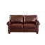 Similicuir bourgogne avec coussin de dossier et rembourrage en mousse de rangement-1266849085
