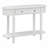 Elegant Retro Console Table With Curved Design And Smooth Glaze For Entryways, Living Rooms And Hallways
