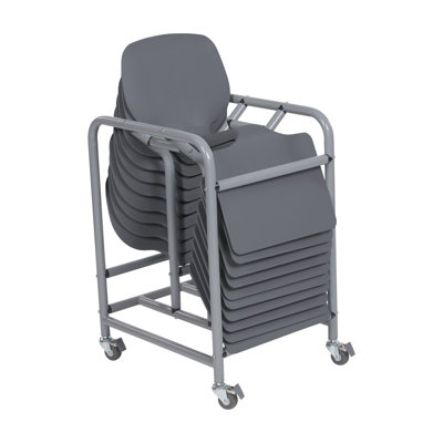 ECR4Kids The Surf Portable Lap Desk with Mobile Storage Cart, Flexible Seating, 10-Pack