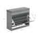 Shoe Storage Bench with Flip-Drawer and Seat Cushion Hidden Organizer
