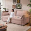 Canapé-lit de 85 pouces, convertible 3 en 1 avec lit gigogne, port de chargement USB, canapé deux places pour salon et chambre d'amis, rose-499926537