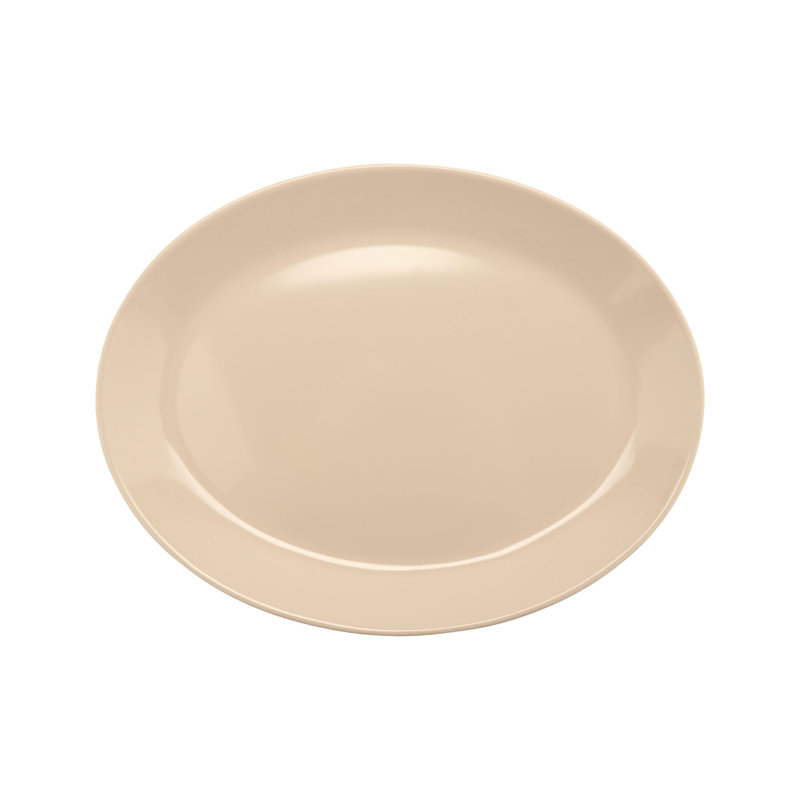 Plateau de service ovale en mélamine GET, Manille, H 0,91 po x L 14 po x l 10,75 po