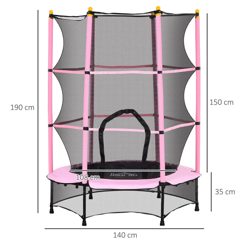 Freeport Park ft Round Kid / Toddler Trampoline, Pink