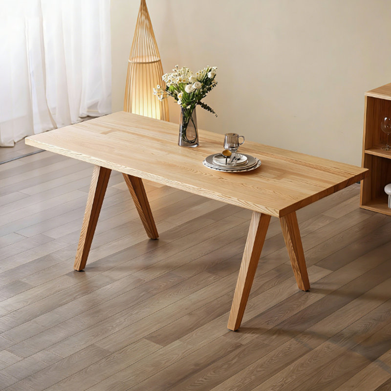 Table de salle à manger Burlywood, H 29,53 po x L 70,87 po x l 31,5 po