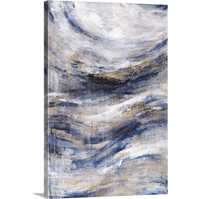 « vagabond valley », peinture sur toile, H 48 po x l 32 po x P 1,25 po, Toile tendue