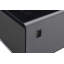 Table basse moderne et intelligente avec réfrigérateur intégré, haut-parleur Bluetooth, module de charge sans fil, panneau de commande tactile, prise de courant, port USB, protection pour prise de courant, lumière d'ambiance-112660146