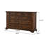 Commode 9 tiroirs Zafiro