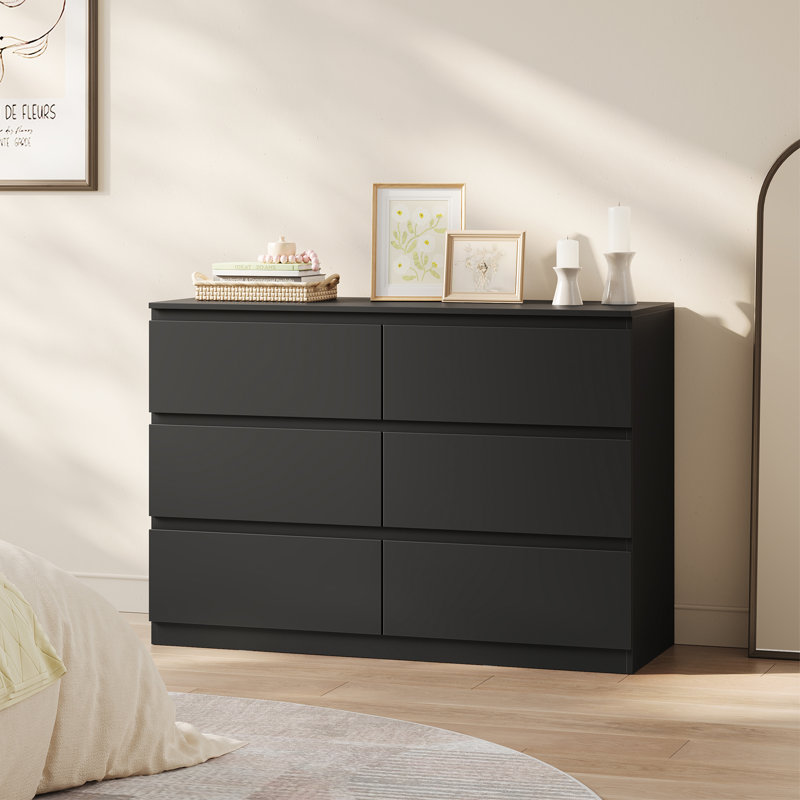 100 cm W Chest of 6 Drawers, White
