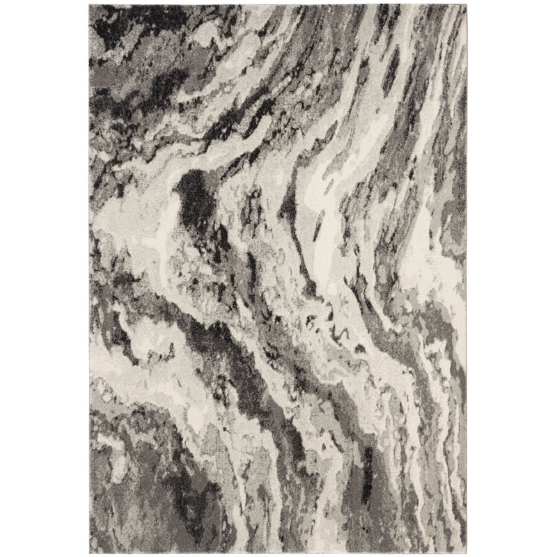 Pisani Abstract Hand Woven Area Rug, Rectangle 91 x 152 cm
