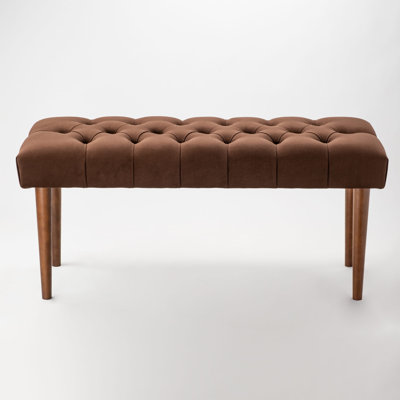 Velvet Upholstered Bench