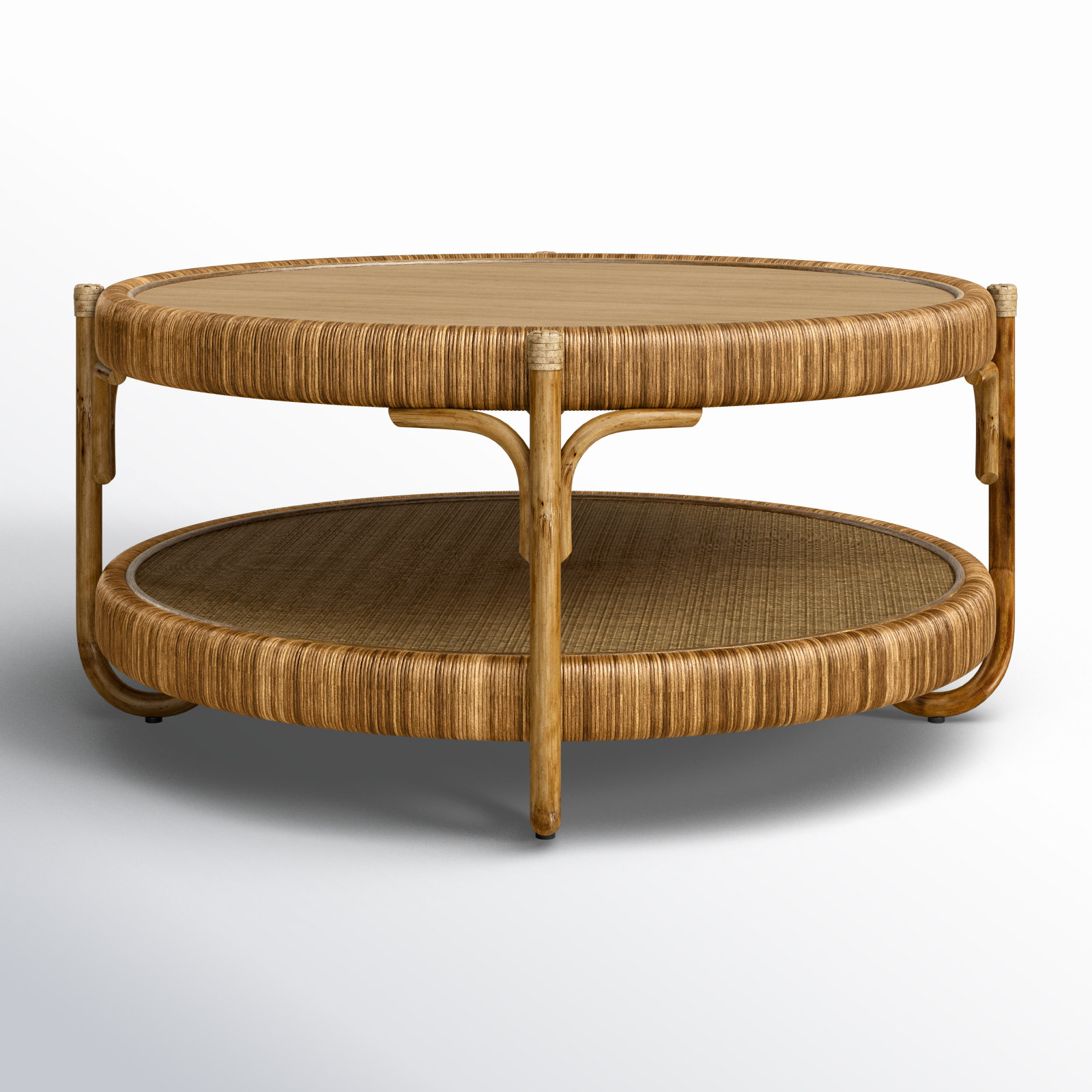 Hathaway Solid Wood Coffee Table, Havana