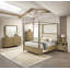 Grand lit à baldaquin Rustic Charm