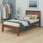 Wood Platform Bed With Headboard-114212971