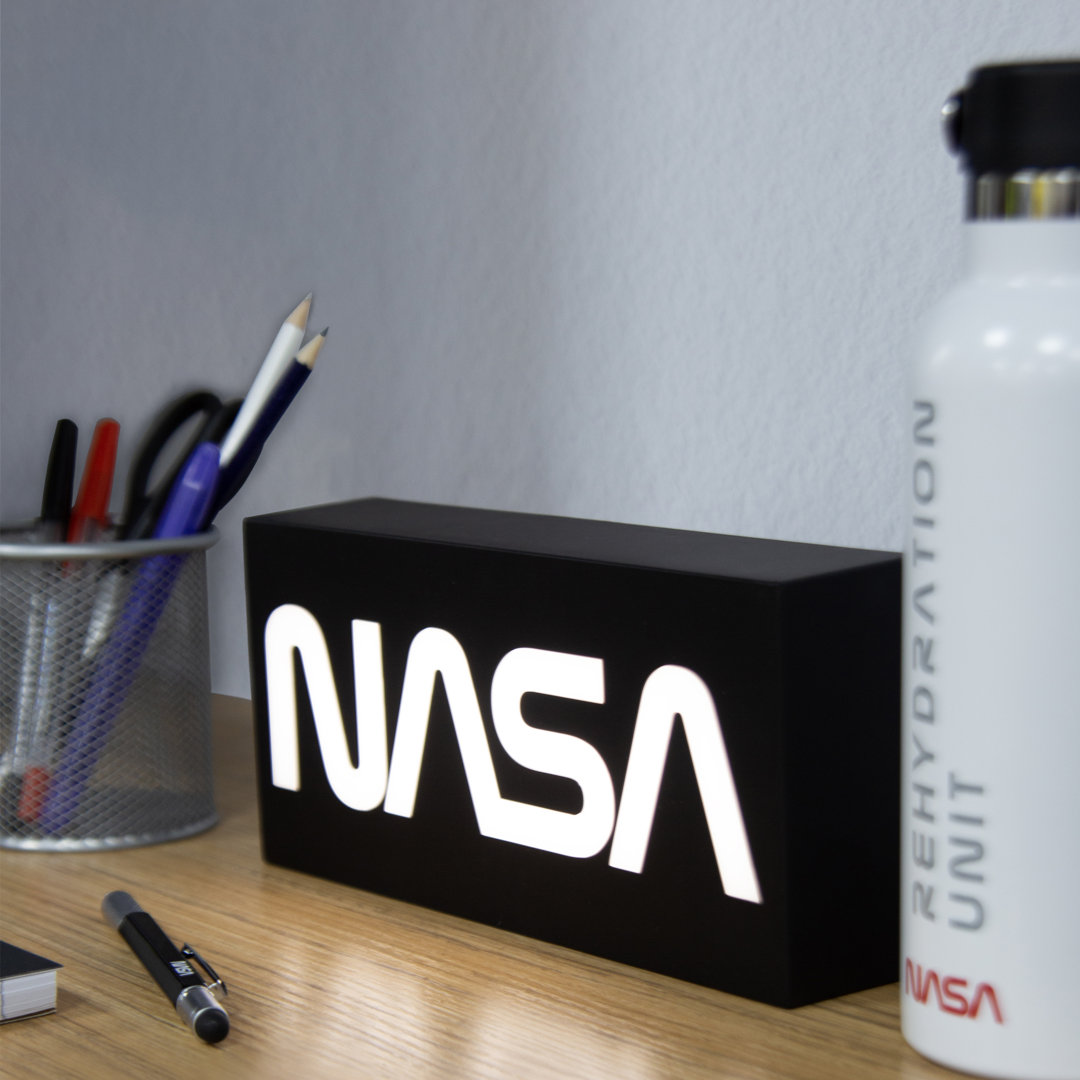 Fizz Creations NASA-Logo USB-betrieben mit integriertem Kabel - LED-Nachtlicht