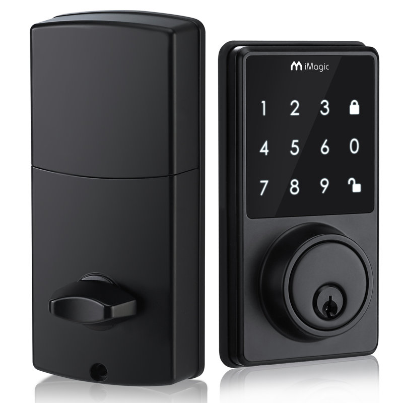 Touch Screen Deadbolt, Keyless Entry Deadbolt Lock, Electronic Keypad Door Lock, 50 User Codes