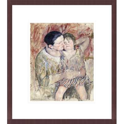 « Femme et enfant » de Mary Cassatt – Reproduction giclée encadrée