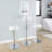 Clear Adjustable Contemporary Bar Table