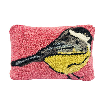 Chickadee Moon Pillow