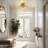 Kaianna 4 - Light Dimmable Unique/Statement Sputnik Flush Mount with Crystal Accents-2027223777