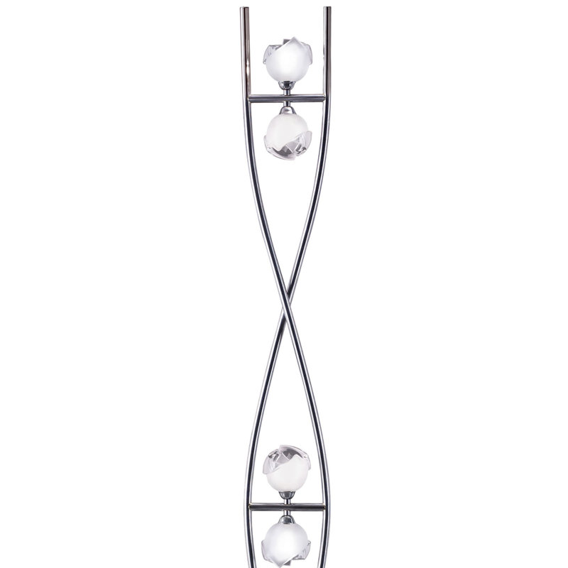 Swasey 170cm Novelty Floor Lamp, Silver