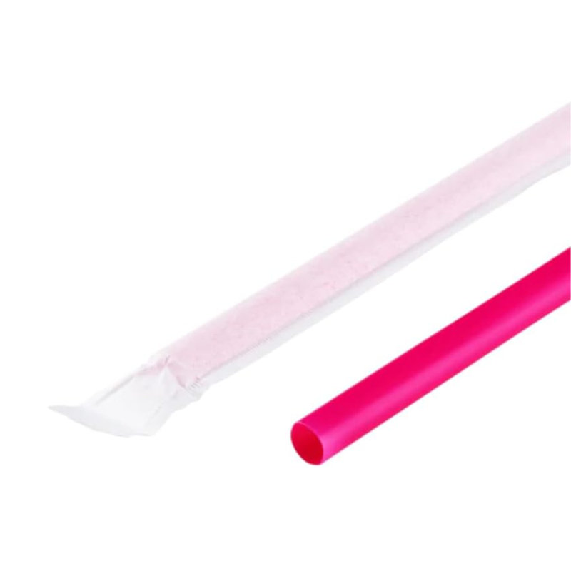 EcoWuality 9 x 0,31 pouces pailles Smoothies emballées individuellement (paquet de 500)