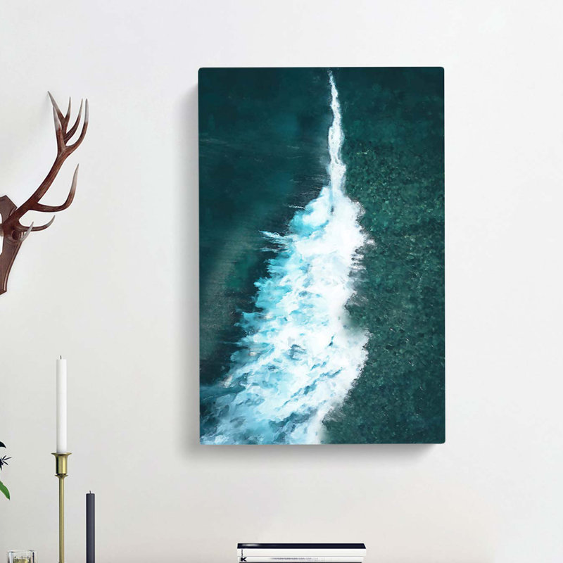 The Middle Of The Wave - Wrapped Canvas Print, 60cm H x 40cm W x 3cm D