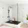 2 Functions Thermostatic shower system with 3-Setting Handheld Shower and Rough-in Valve