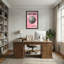 Motif de boule disco abstraite tourbillon rose