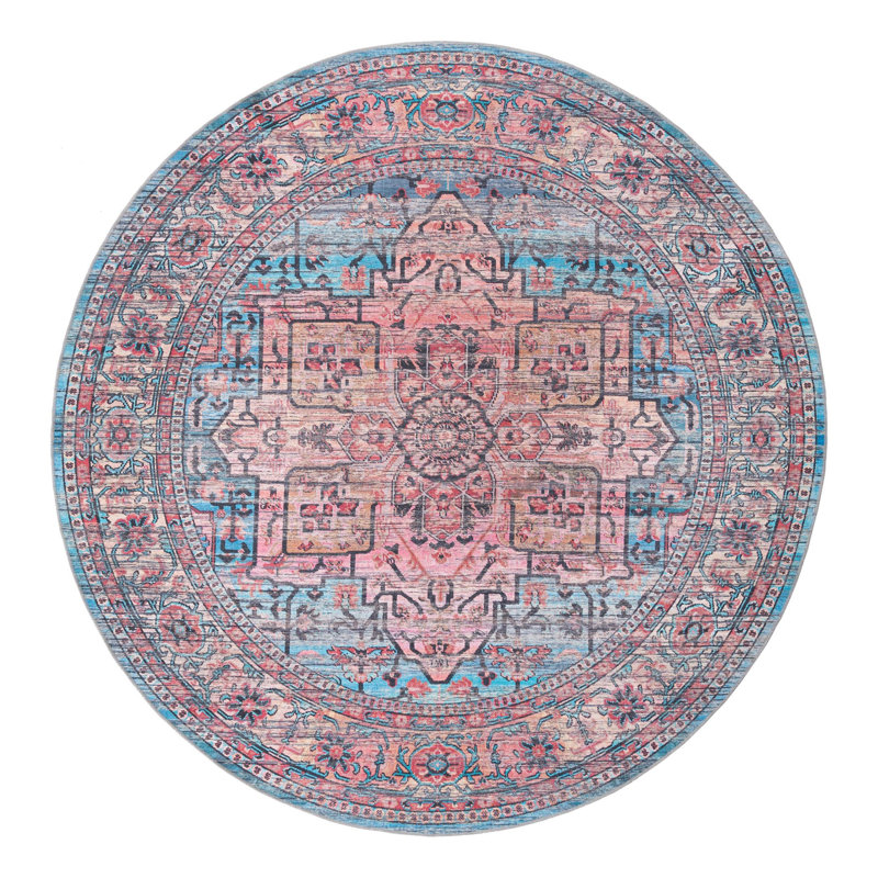 Hedgepeth Oriental Indoor Rug, Round 10'6" x 10'6"