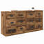  Sideboards With Drawer 2 Pcs Artisan Oak 70 X 35.5 X 67.5 Cm-1300839417